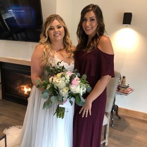 Show me your Mumu Merlot Caitlin Dress